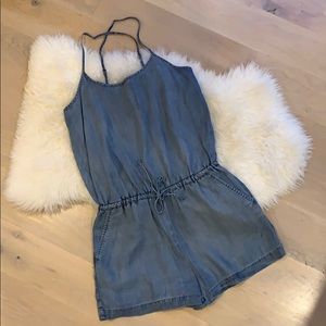 Gap Tencil Chambray Romper